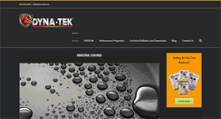 Desktop Screenshot of dyna-tek.com